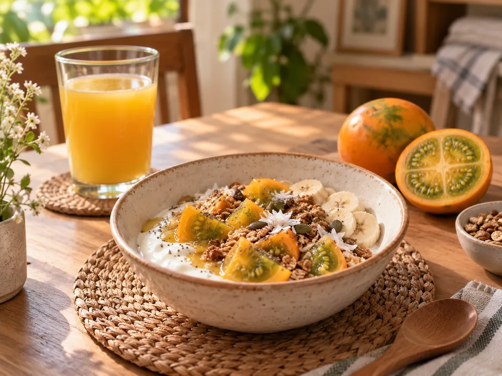 Porción realista de lulo en desayuno o snack, nada de cintas métricas, básculas o cuerpos idealizados.